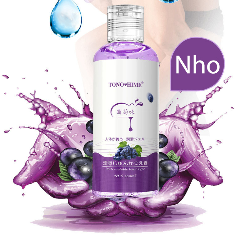 Gel bôi trơn Tono Hime giá rẻ Vị trái cây GEl bôi trơn Tono hime Nho