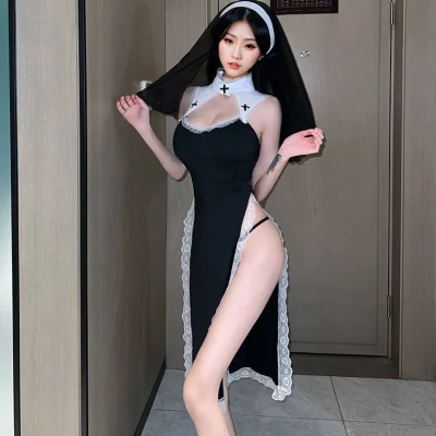 Bộ cosplay sexy giá rẻ nữ tu , sơ nữ