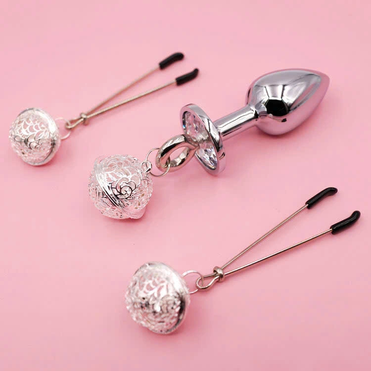 đồ chơi BDSM kẹp núm vú inox