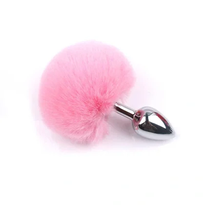 Đuôi thỏ hồng kingtoy.vn đồ chơi hậu môn