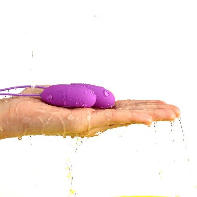 trứng rung tình yêu 2 đầu màu hồng