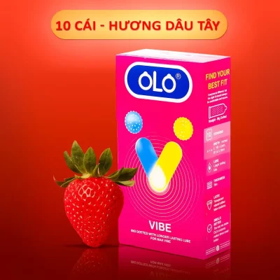 Bao cao su olo Vibe hộp 10 cái