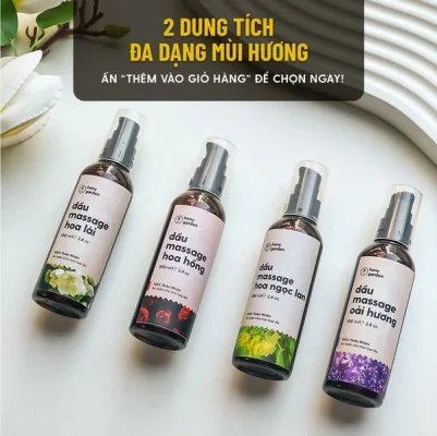 Dầu massage body giá rẻ nhiều mùi hương 