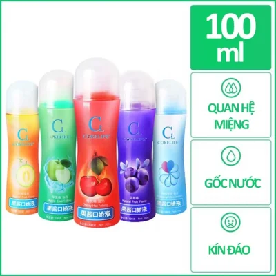 Gel bôi trơn oral sex quan hệ miệng vị trái cây