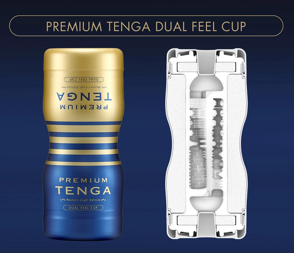 Cốc thủ dâm Tenga 2 đầu riêng biệt Dual Sensation Cốc thủ dâm Tenga 2 đầu premium lõi trong