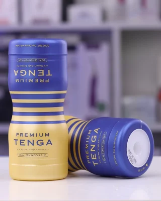 Cốc thủ dâm Tenga 2 đầu riêng biệt Dual Sensation Cốc thủ dâm tenga 2 đầu Premium Kingtoy Chính hãng - Hà nội