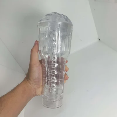 Cốc thủ dâm 25cm đèn pin trong suốt
