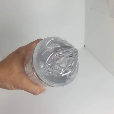 cốc đen pin thủ dâm trong suốt 25cm