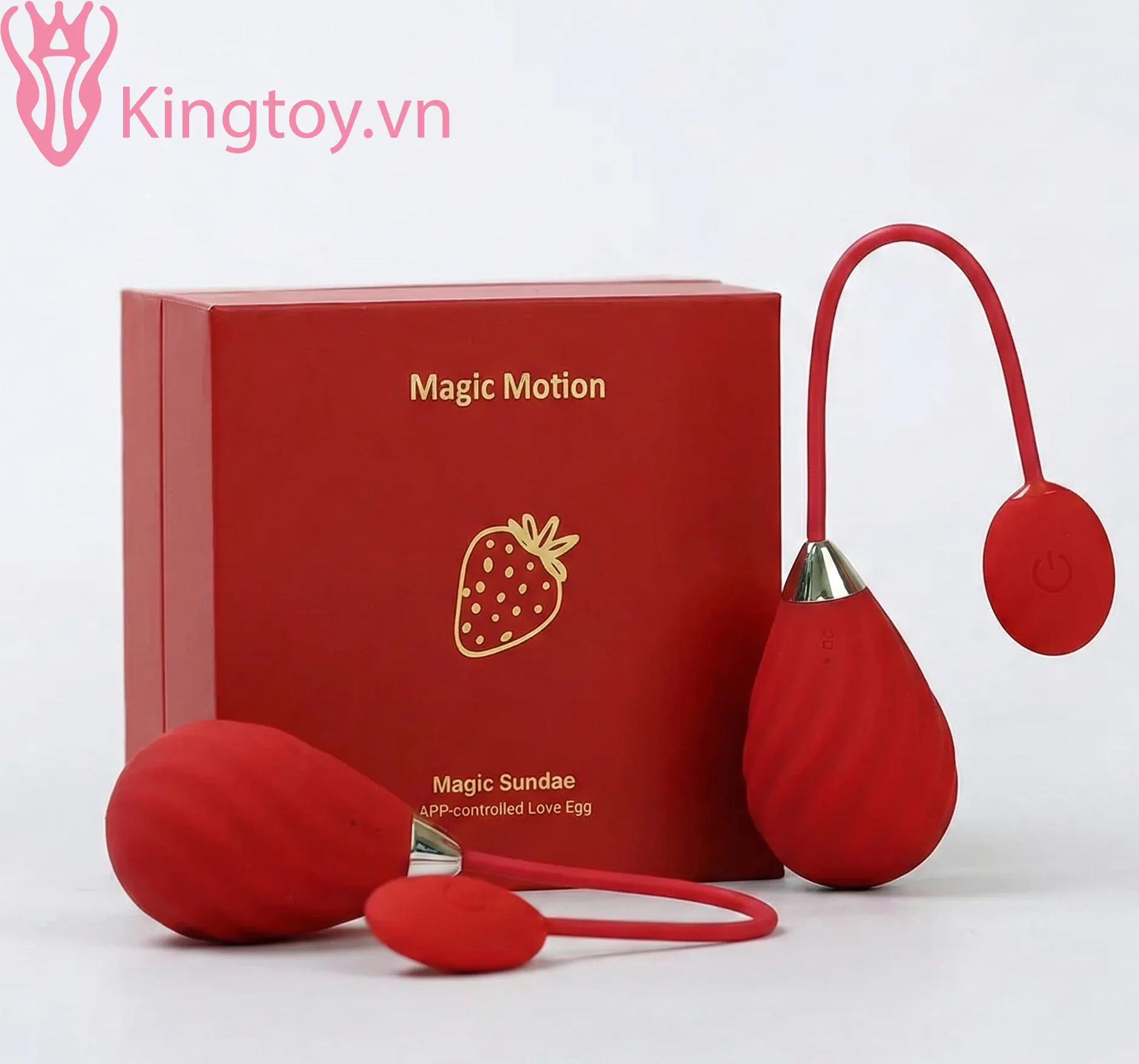 Bộ sản phẩm Trứng rung Magic Sundae Kingtoy.vn