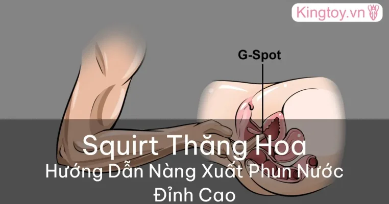 Hình ảnh người phụ nữ đạt cực khoái phun trào