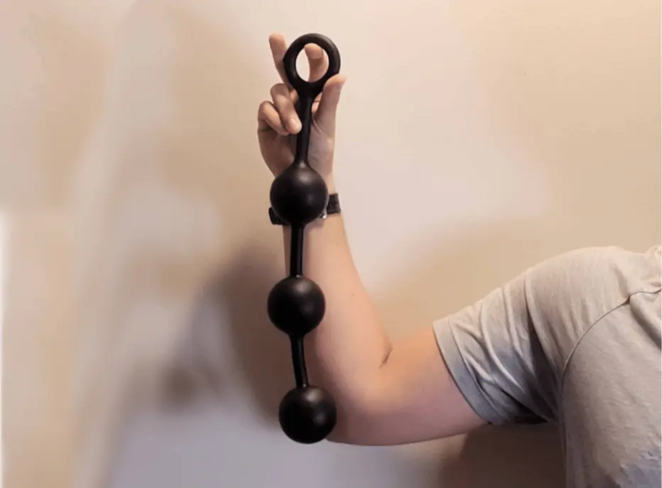 Chuỗi hạt hậu môn thiết kế nhiều bi tròn kích thước tăng dần