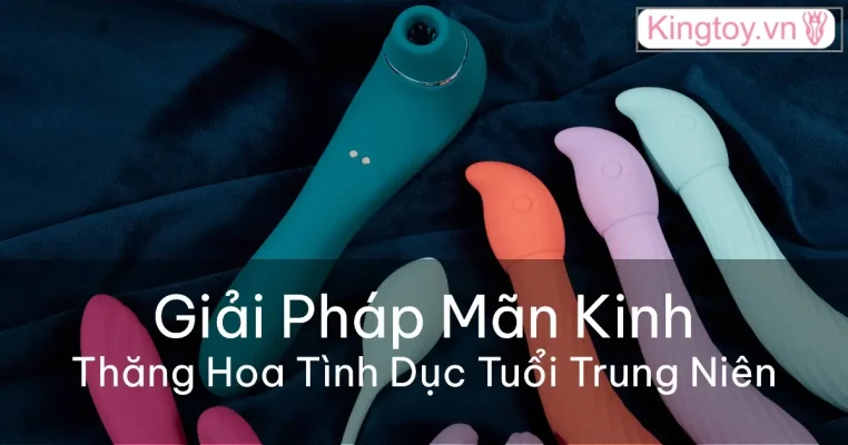 Đồ chơi tình dục cho phụ nữ mãn kinh giúp cải thiện đời sống chăn gối