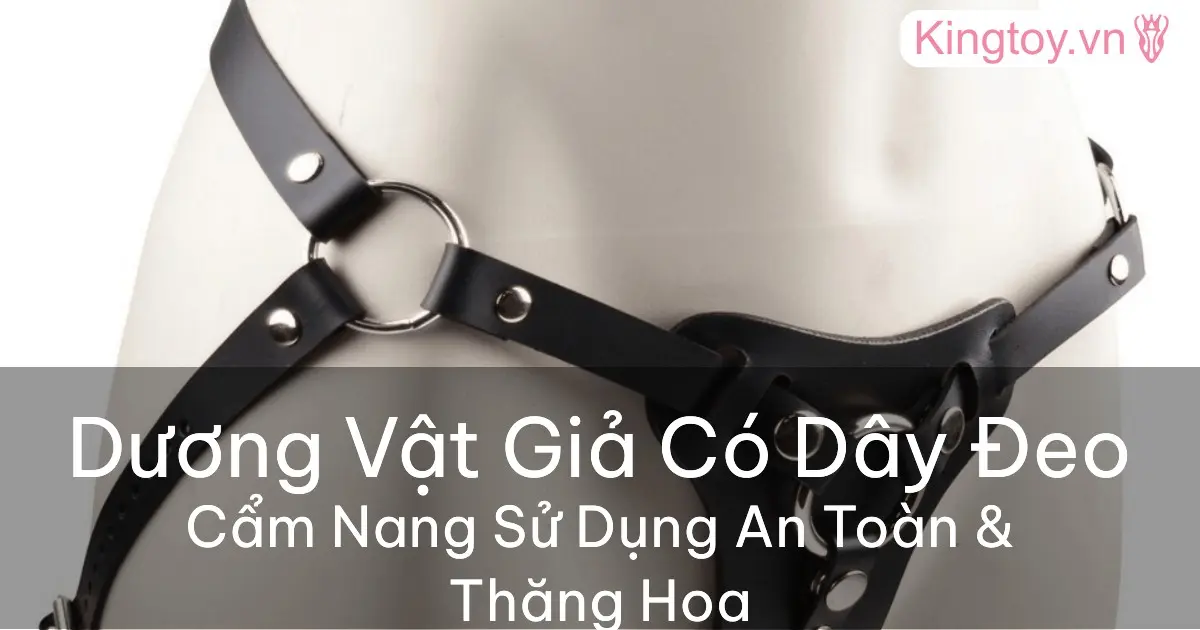 Dương vật giả có dây đeo cẩm nang quan hệ an toàn