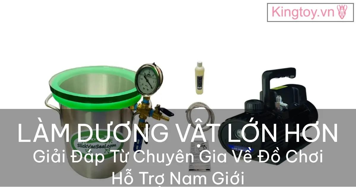 Giải đáp khả năng làm dương vật lớn hơn bằng đồ chơi tình dục
