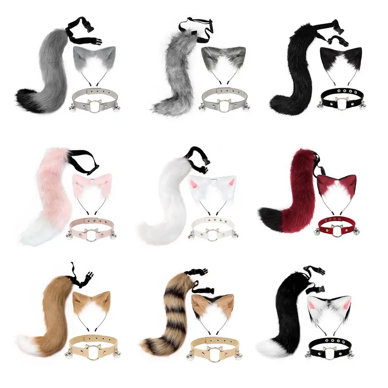 Phụ kiện đuôi cáo đi kèm trang phục cosplay tạo điểm nhấn mới lạ